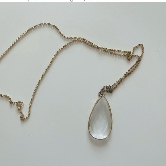 Jocelyn kennedy Jewelry - JOCELYN KENNEDY Long Pendant Necklace Gold Like New